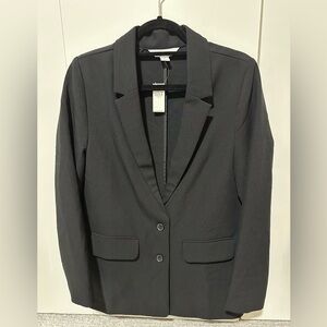 Old Navy Taylor Relaxed Suit Blazer - Black - Size S